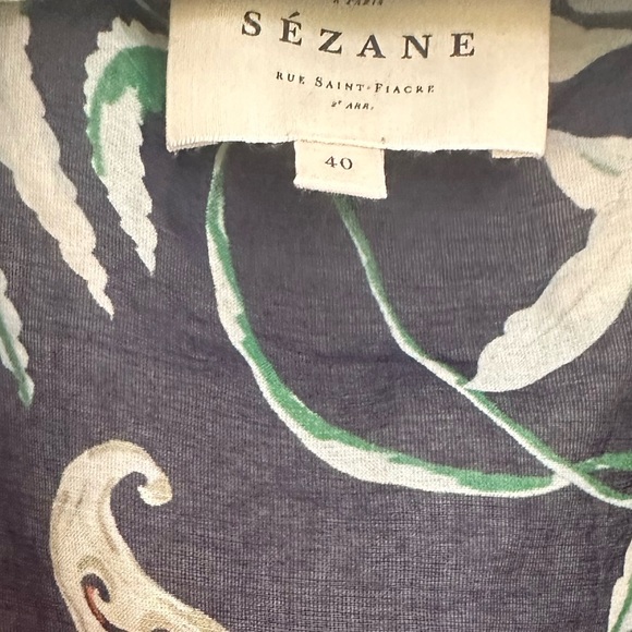 Sezane Pierro jungle Shirt FR40 - Picture 4 of 5